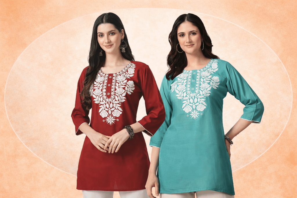 Cotton Short Kurti For Women