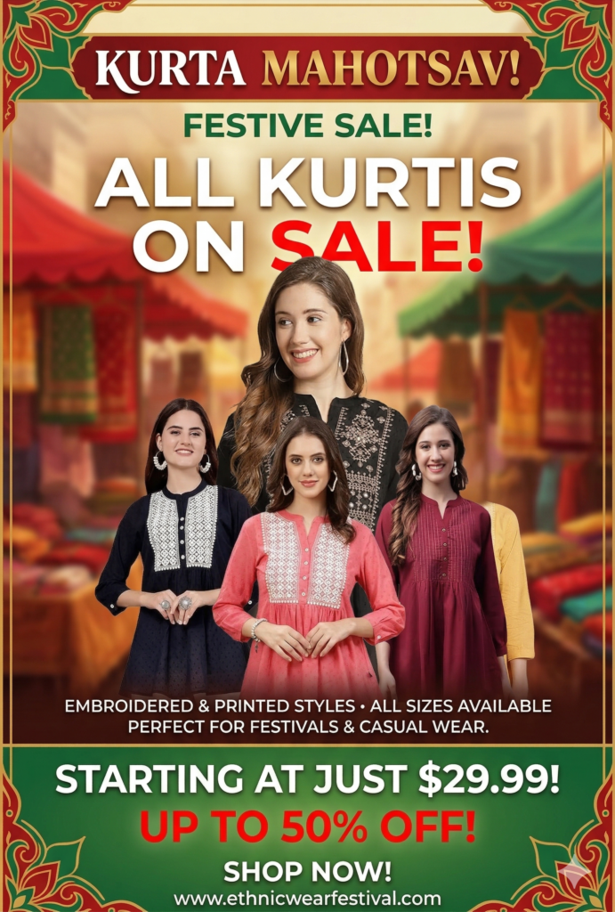 Full Sleeves Short Kurti For Women