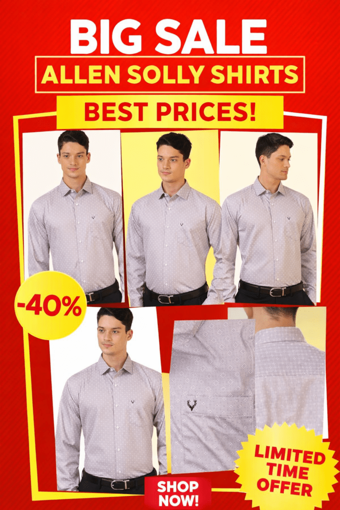 Price of Allen Solly Shirts