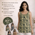 Short Kurti For Women Sleeveless