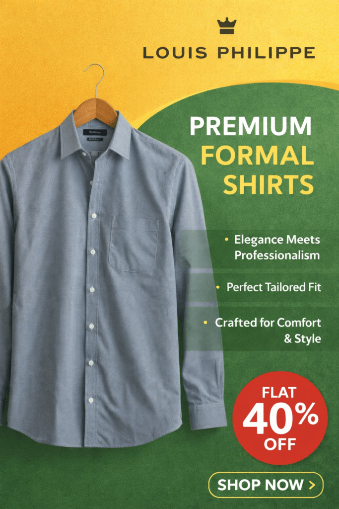 Louis Philippe Shirts Formal