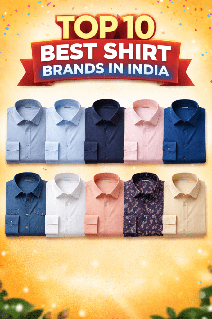 Top 10 Best Shirt Brands in India