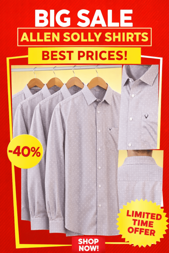 Price of Allen Solly Shirts